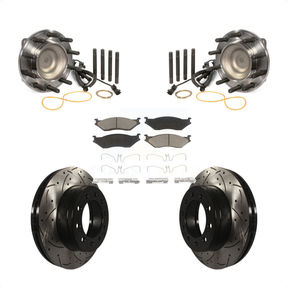 Transit Auto KBB-120182 Wheel Bearing and Hub Assembly for 2011-2016 Ford F-450 Super Duty, Ford F-550 Super Duty - Front product image