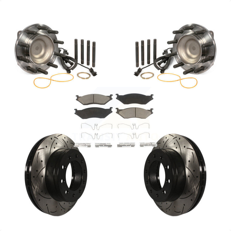 Transit Auto KBB-120182 Wheel Bearing and Hub Assembly for 2011-2016 Ford F-450 Super Duty, Ford F-550 Super Duty - Front product image
