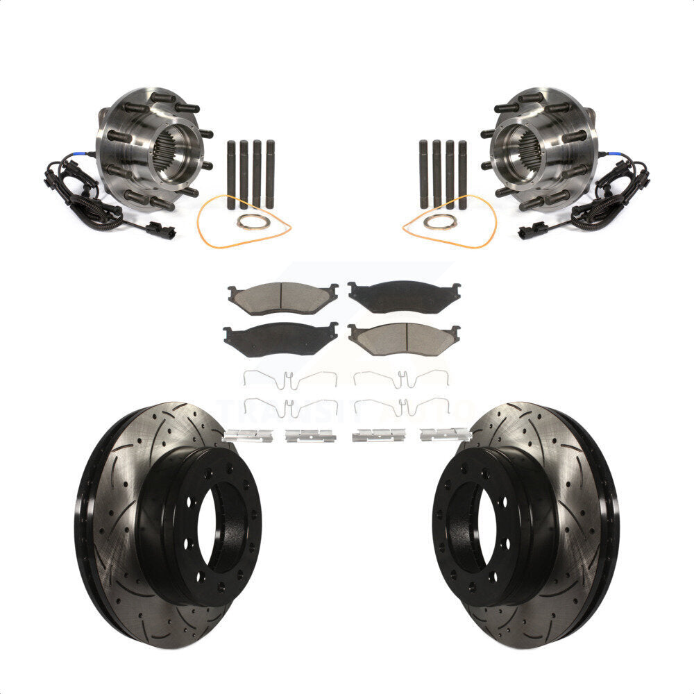 Transit Auto KBB-120183 Wheel Bearing and Hub Assembly for 2011-2016 Ford F-450 Super Duty, Ford F-550 Super Duty - Front product image