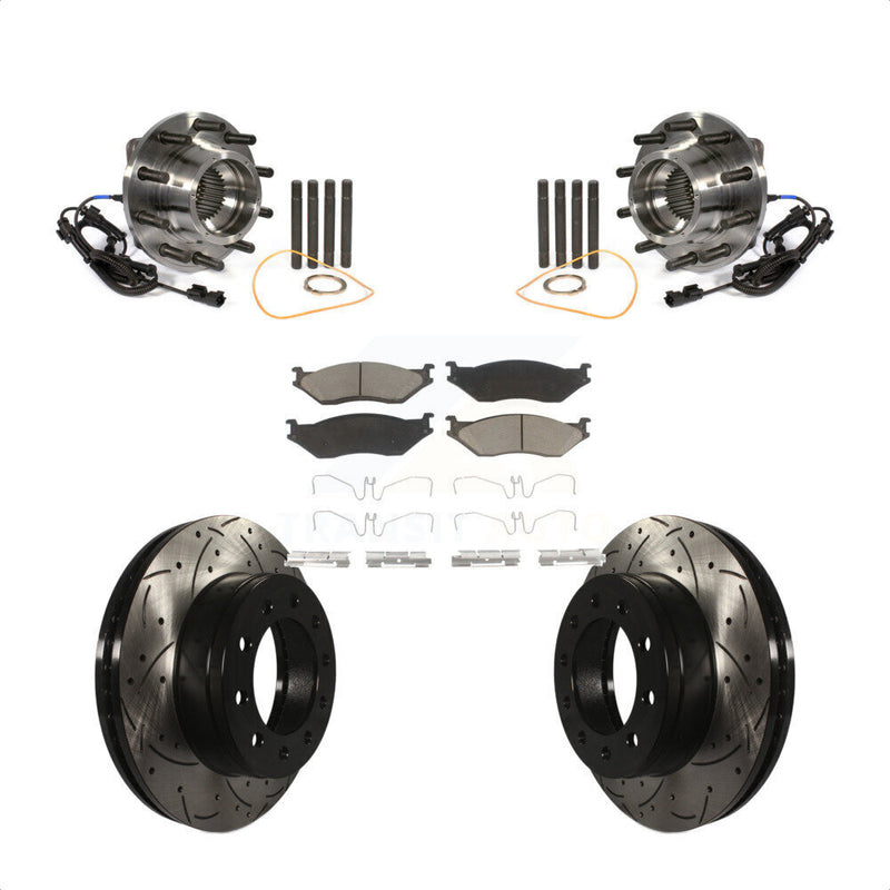 Transit Auto KBB-120183 Wheel Bearing and Hub Assembly for 2011-2016 Ford F-450 Super Duty, Ford F-550 Super Duty - Front product image