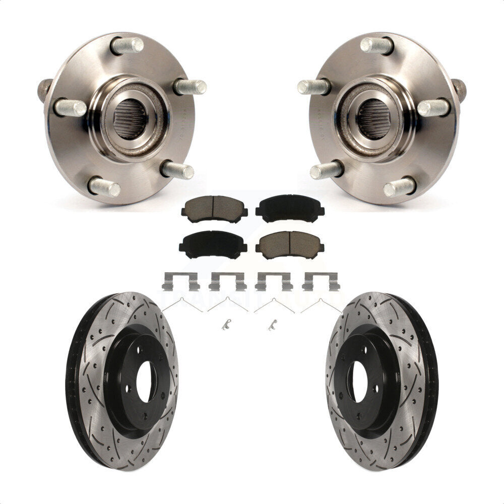 Transit Auto KBB-120188 Wheel Bearing and Hub Assembly for 2008-2015 Nissan Rogue Select, Nissan Rogue - Front product image