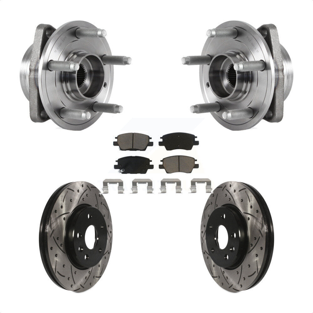 Transit Auto KBB-120201 Wheel Bearing and Hub Assembly for 2016-2023 Chevrolet Bolt EUV, Chevrolet Bolt EV, Chevrolet Cruze & more - Front product image