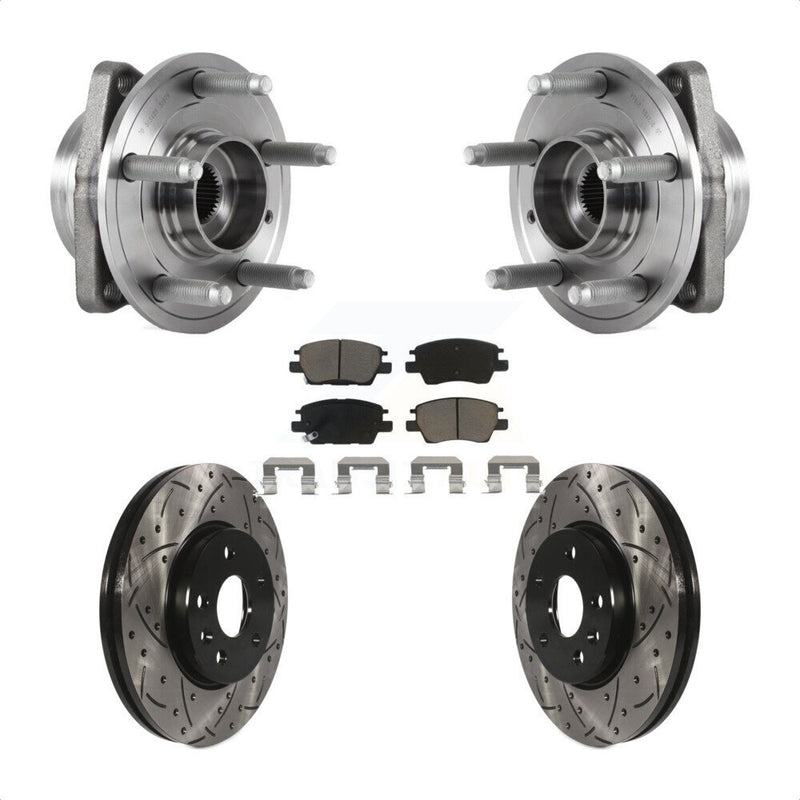 Transit Auto KBB-120201 Wheel Bearing and Hub Assembly for 2016-2023 Chevrolet Bolt EUV, Chevrolet Bolt EV, Chevrolet Cruze & more - Front product image