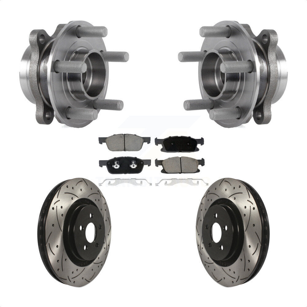 Transit Auto KBB-120209 Wheel Bearing and Hub Assembly for 2017-2020 Lincoln Continental, Ford Fusion, Lincoln MKZ - Front product image