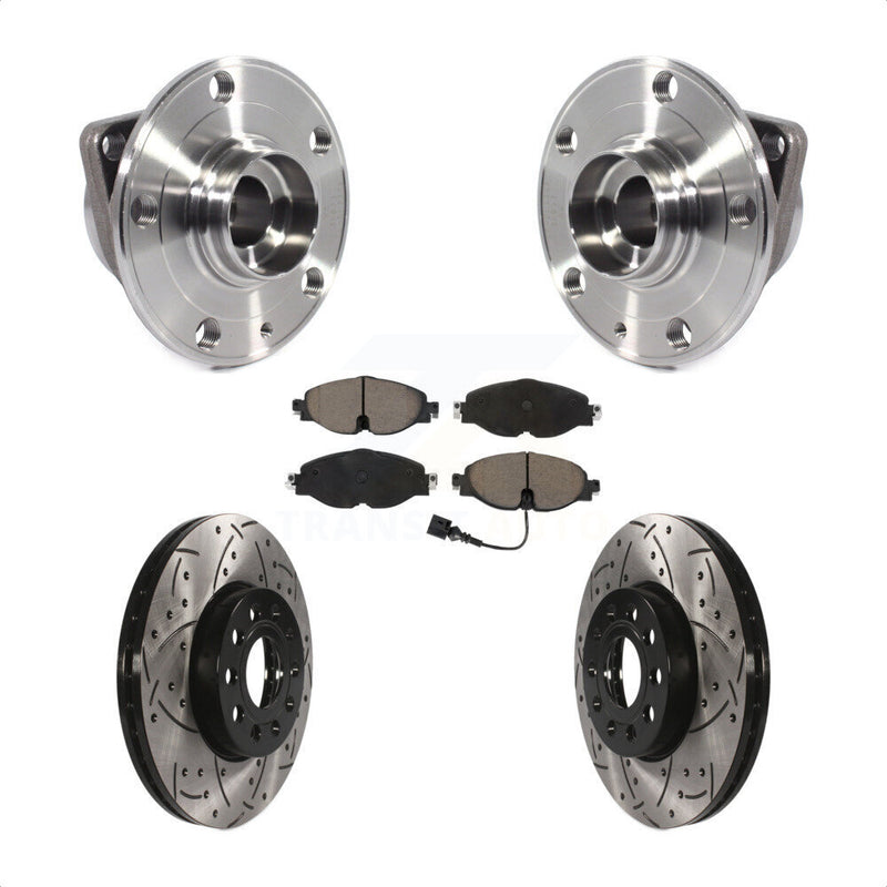Transit Auto KBB-120222 Wheel Bearing and Hub Assembly for 2016-2023 Volkswagen Jetta, Volkswagen Taos, Volkswagen Golf & more - Front product image