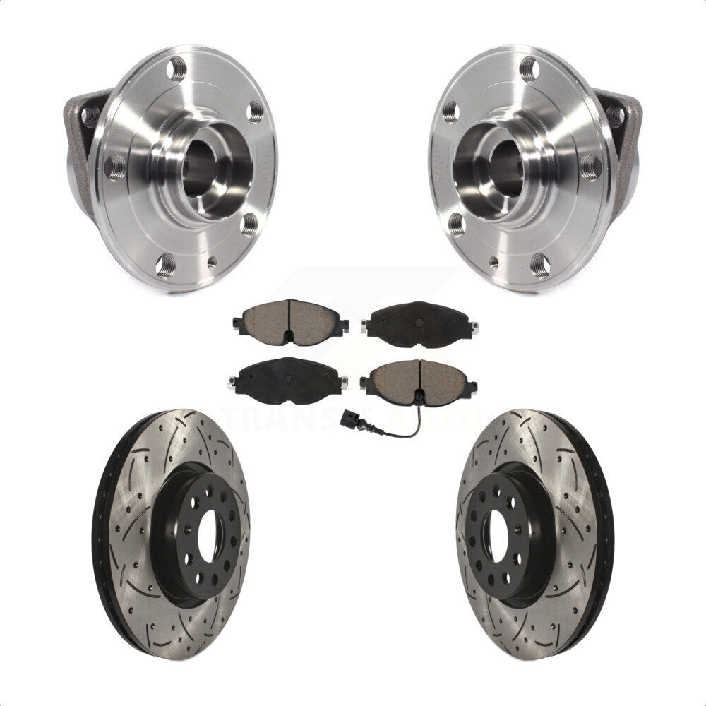 Transit Auto KBB-120224 Wheel Bearing and Hub Assembly for 2015-2023 Volkswagen Taos, Audi TT Quattro, Volkswagen Golf Alltrack & more - Front product image