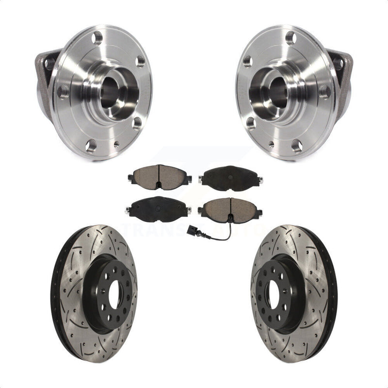 Transit Auto KBB-120224 Wheel Bearing and Hub Assembly for 2015-2023 Volkswagen Taos, Audi TT Quattro, Volkswagen Golf Alltrack & more - Front product image