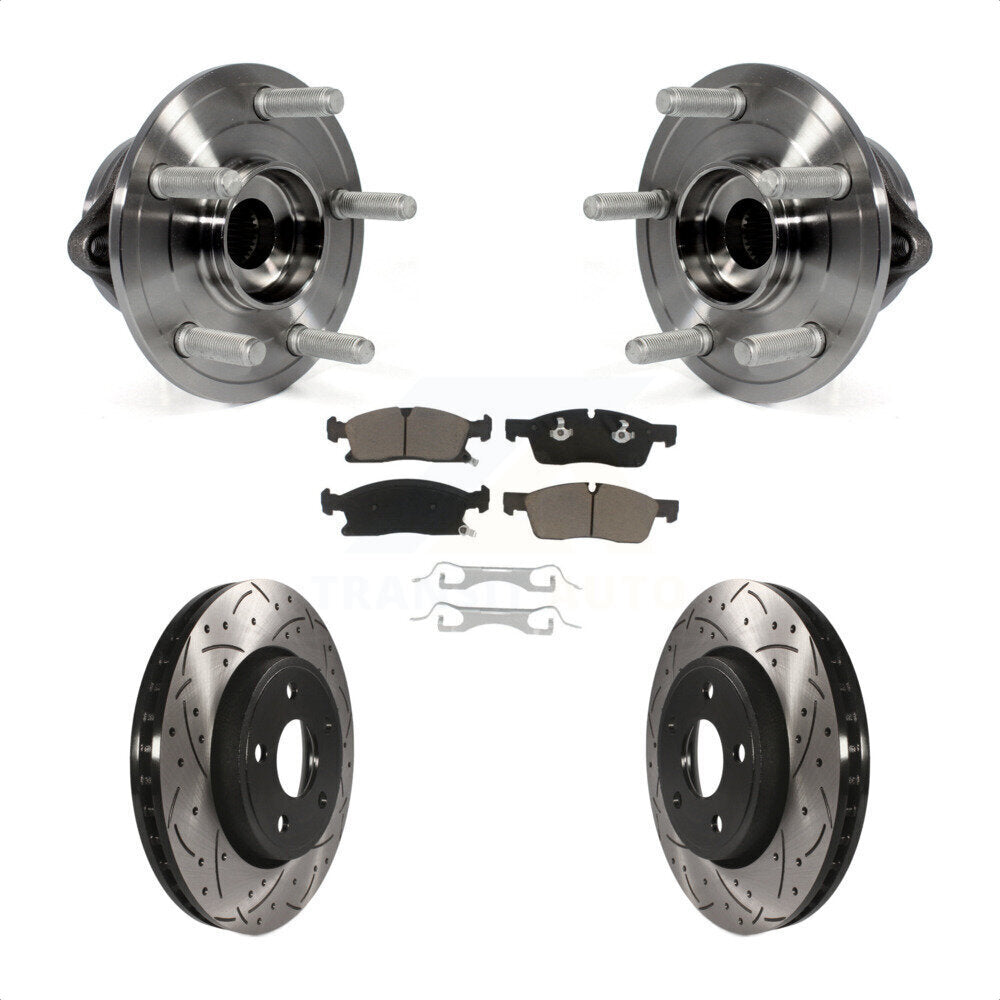 Transit Auto KBB-120225 Wheel Bearing and Hub Assembly for 2011-2023 Dodge Durango, Jeep Grand Cherokee - Front product image