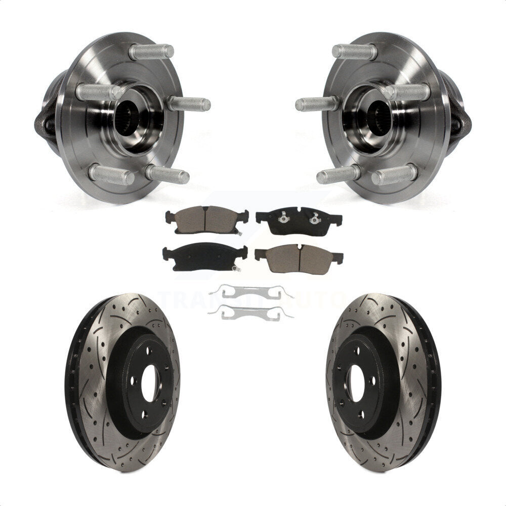 Transit Auto KBB-120226 Wheel Bearing and Hub Assembly for 2011-2024 Jeep Grand Cherokee WK, Dodge Durango, Jeep Grand Cherokee - Front product image