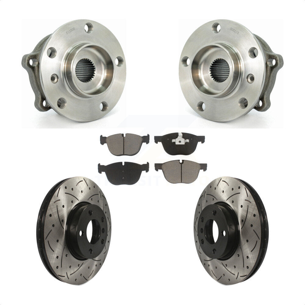 Transit Auto KBB-120232 Wheel Bearing and Hub Assembly for 2007-2019 BMW X6, BMW X5 - Front product image