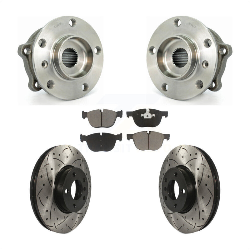 Transit Auto KBB-120232 Wheel Bearing and Hub Assembly for 2007-2019 BMW X6, BMW X5 - Front product image