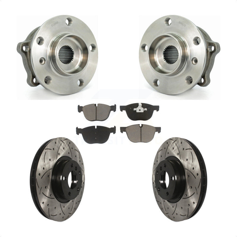 Transit Auto KBB-120233 Wheel Bearing and Hub Assembly for 2007-2018 BMW X5, BMW X6 - Front product image
