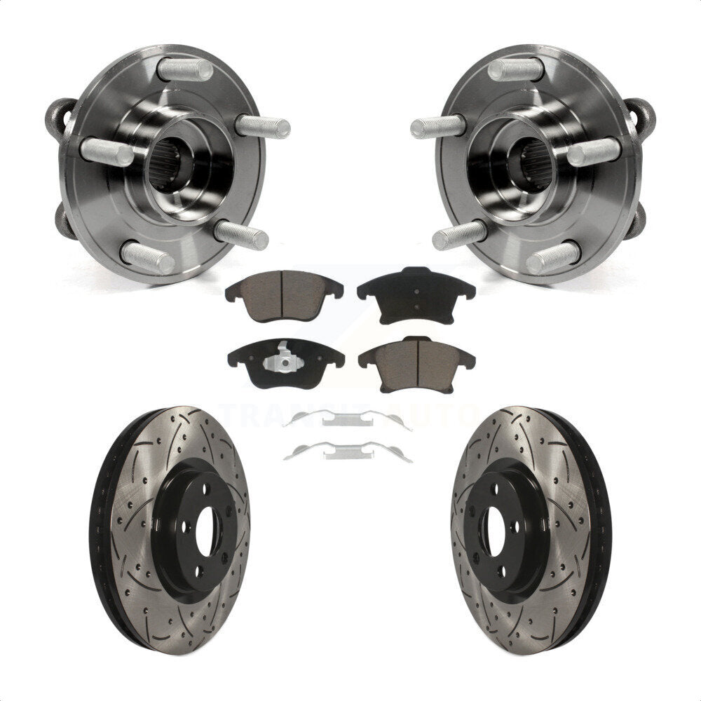 Transit Auto KBB-120236 Wheel Bearing and Hub Assembly for 2019-2020 Ford Police Responder Hybrid, Ford SSV Plug-In Hybrid - Front product image
