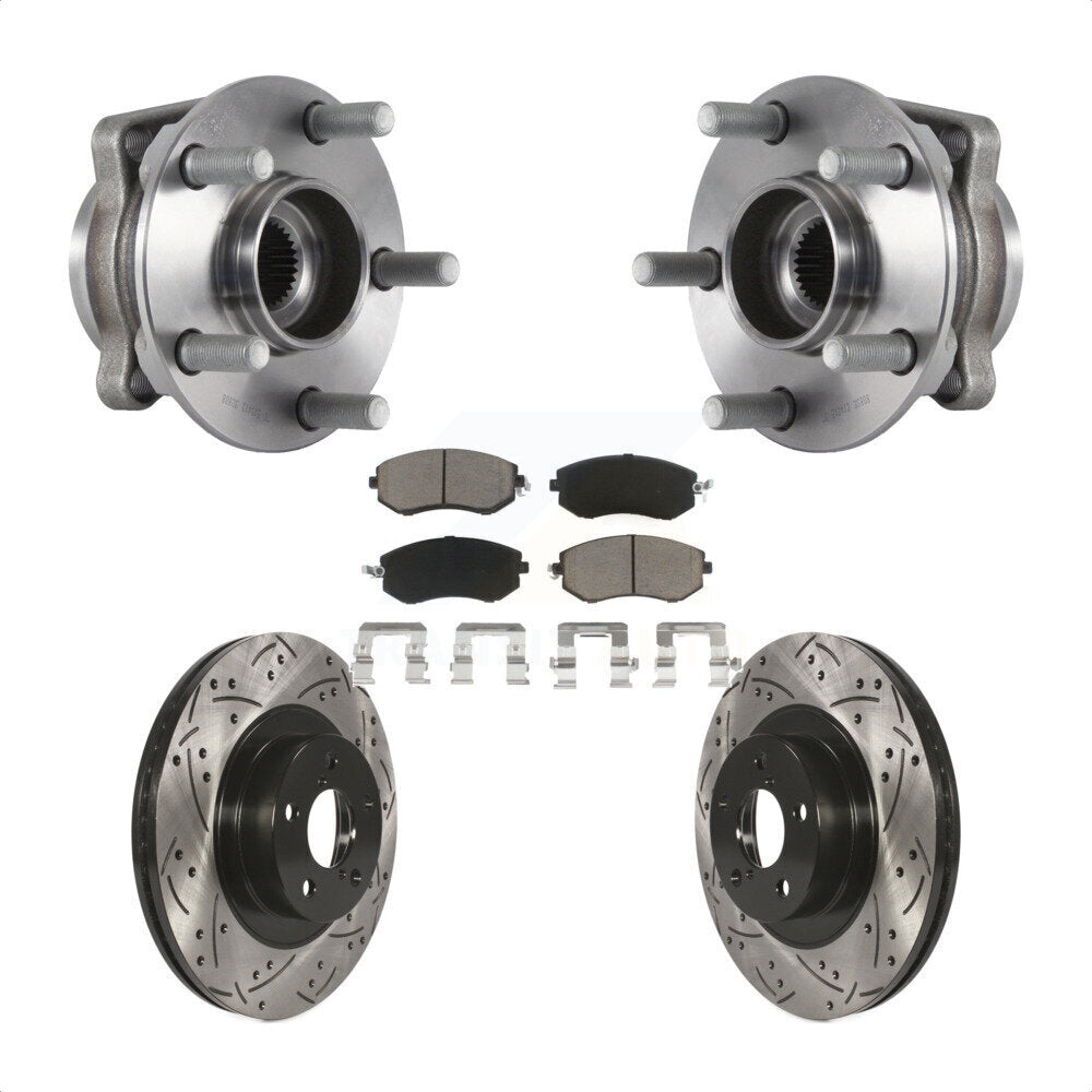 Transit Auto KBB-120238 Wheel Bearing and Hub Assembly for 2015-2018 Subaru Crosstrek, Subaru Forester, Subaru XV Crosstrek - Front product image