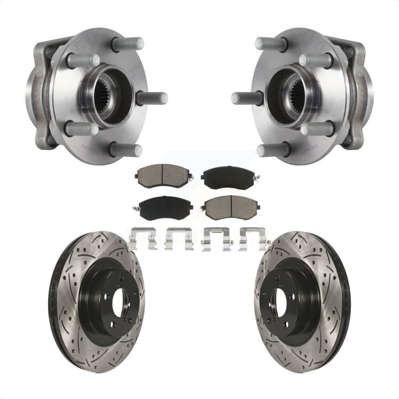 Transit Auto KBB-120238 Wheel Bearing and Hub Assembly for 2015-2018 Subaru Crosstrek, Subaru Forester, Subaru XV Crosstrek - Front product image