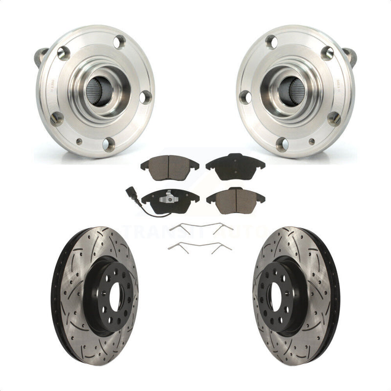 Transit Auto KBB-120250 Wheel Bearing and Hub Assembly for 2005-2019 Volkswagen Beetle, Volkswagen CC, Volkswagen Jetta & more - Front product image