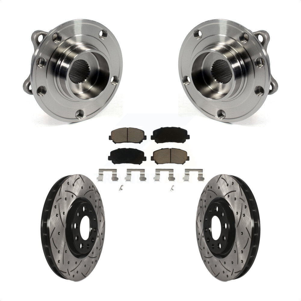 Transit Auto KBB-120255 Wheel Bearing and Hub Assembly for 2013-2017 Chrysler 200, Dodge Dart - Front product image