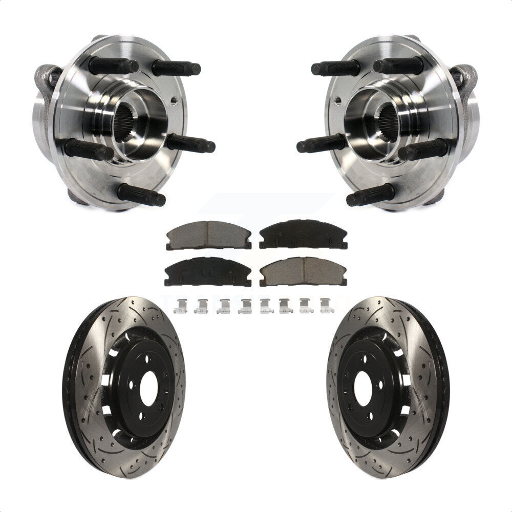 Transit Auto KBB-120258 Wheel Bearing and Hub Assembly for 2013-2019 Ford Special Service Police Sedan, Ford Police Interceptor Sedan, Ford Taurus - Front product image
