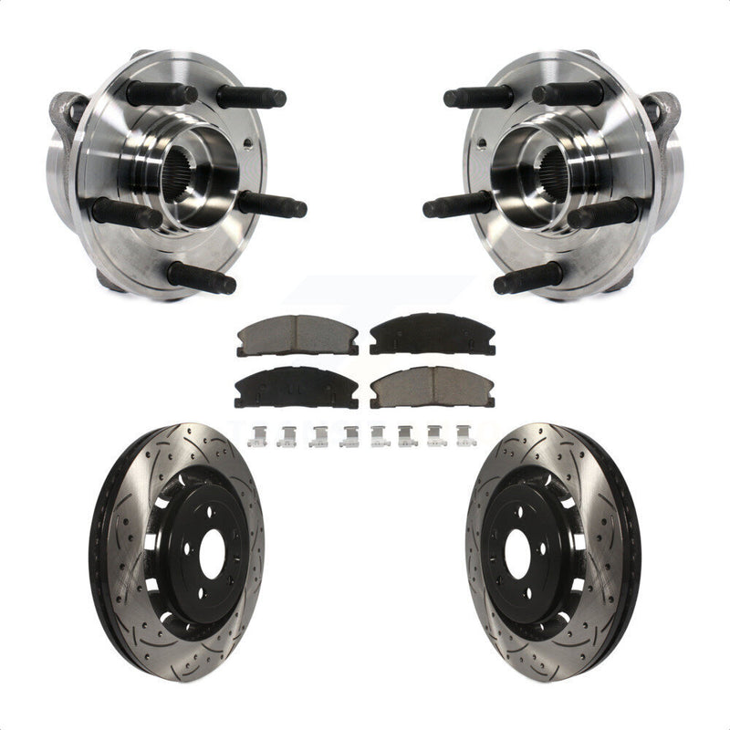 Transit Auto KBB-120258 Wheel Bearing and Hub Assembly for 2013-2019 Ford Special Service Police Sedan, Ford Police Interceptor Sedan, Ford Taurus - Front product image