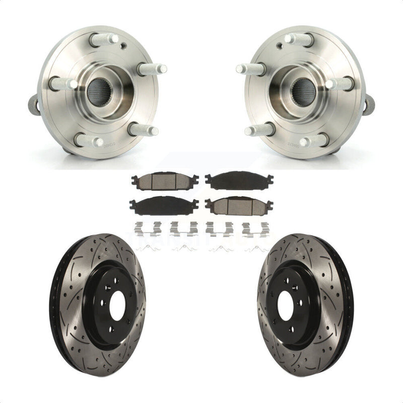 Transit Auto KBB-120260 Wheel Bearing and Hub Assembly for 2011-2017 Ford Explorer - Front product image