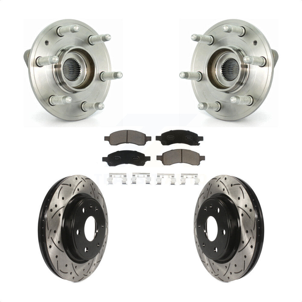 Transit Auto KBB-120266 Wheel Bearing and Hub Assembly for 2007-2017 GMC Acadia Limited, Chevrolet Traverse, Buick Enclave & more - Front product image