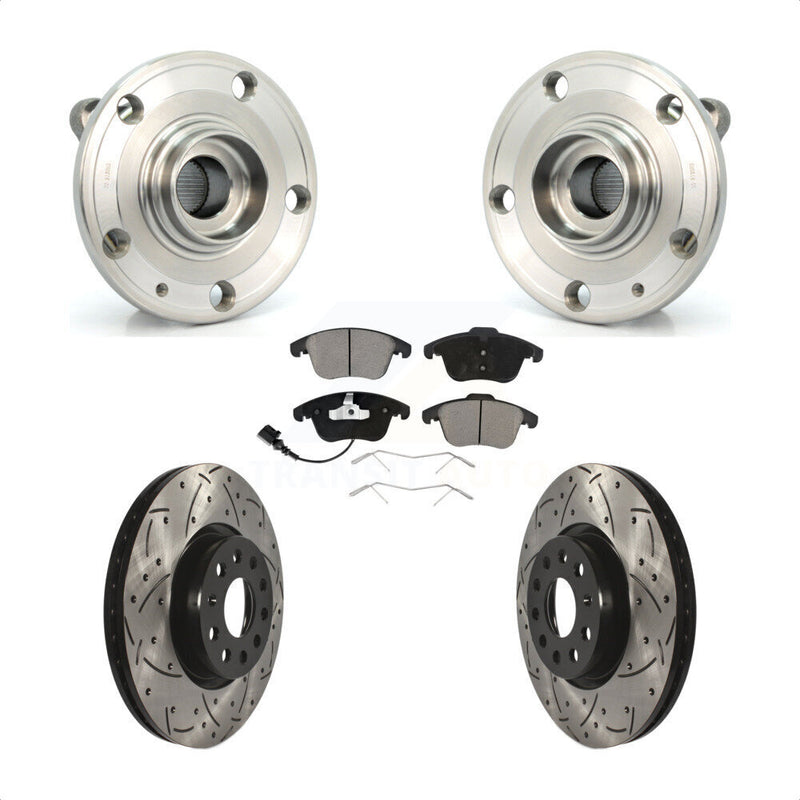 Transit Auto KBB-120268 Wheel Bearing and Hub Assembly for 2009-2020 Volkswagen Tiguan Limited, Audi Q3, Audi Q3 Quattro & more - Front product image