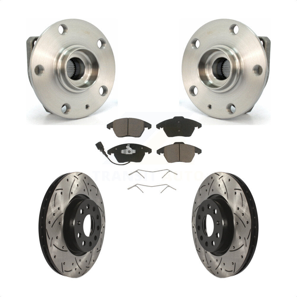 Transit Auto KBB-120269 Wheel Bearing and Hub Assembly for 2006-2009 Volkswagen GTI - Front product image