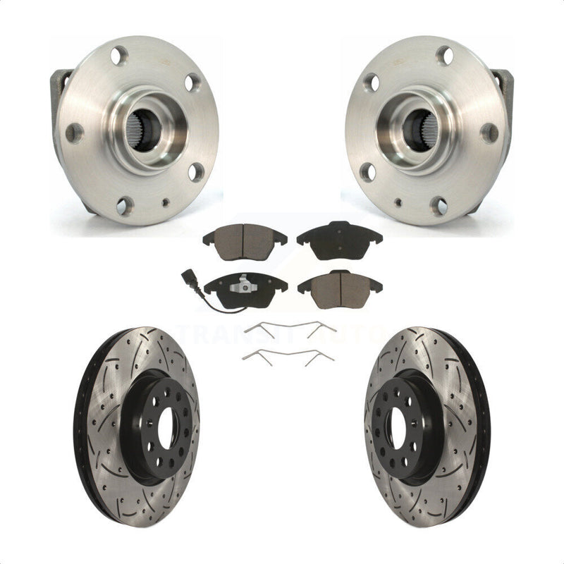Transit Auto KBB-120269 Wheel Bearing and Hub Assembly for 2006-2009 Volkswagen GTI - Front product image