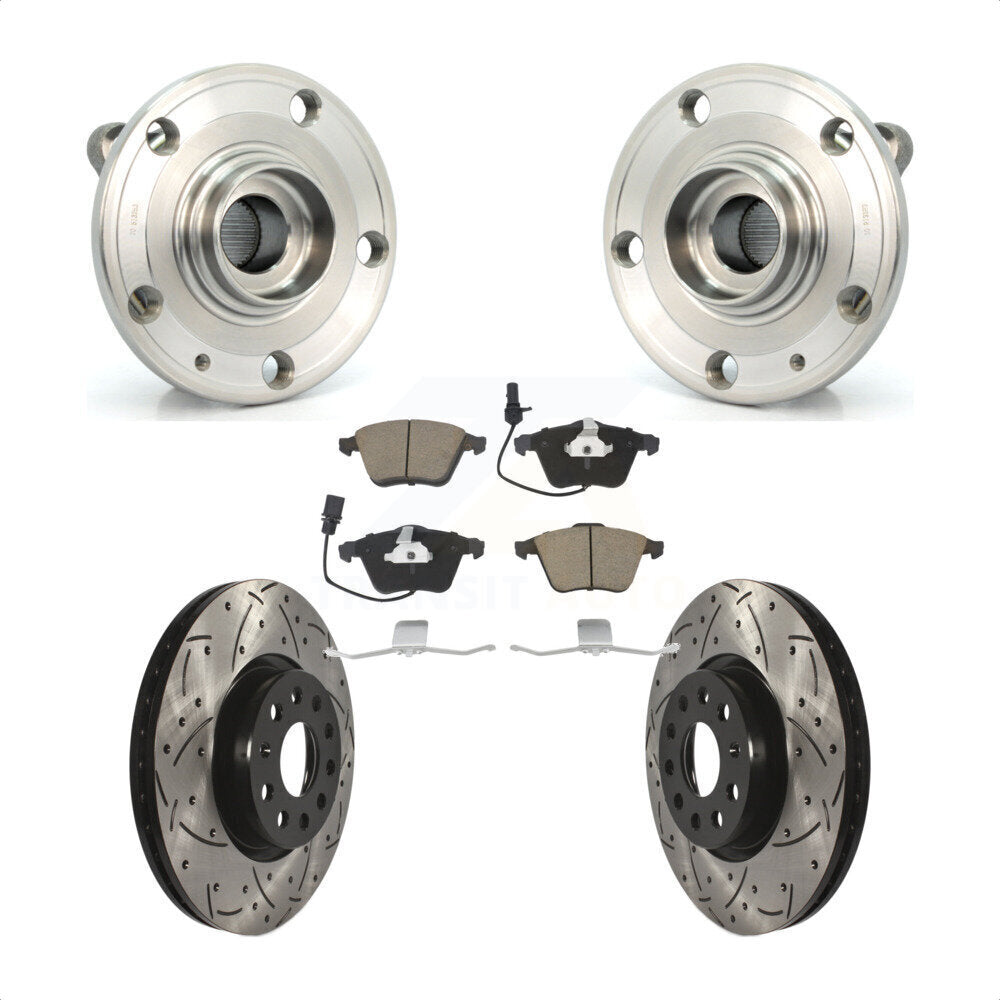 Transit Auto KBB-120270 Wheel Bearing and Hub Assembly for 2009-2012 Volkswagen CC - Front product image