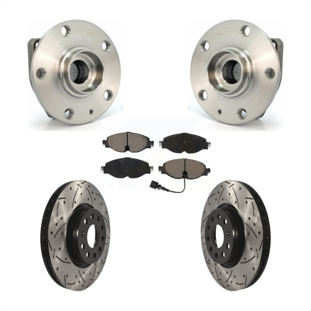 Transit Auto KBB-120271 Wheel Bearing and Hub Assembly for 2017-2019 Volkswagen Golf Alltrack - Front product image