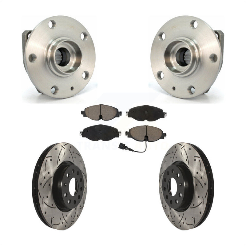 Transit Auto KBB-120271 Wheel Bearing and Hub Assembly for 2017-2019 Volkswagen Golf Alltrack - Front product image