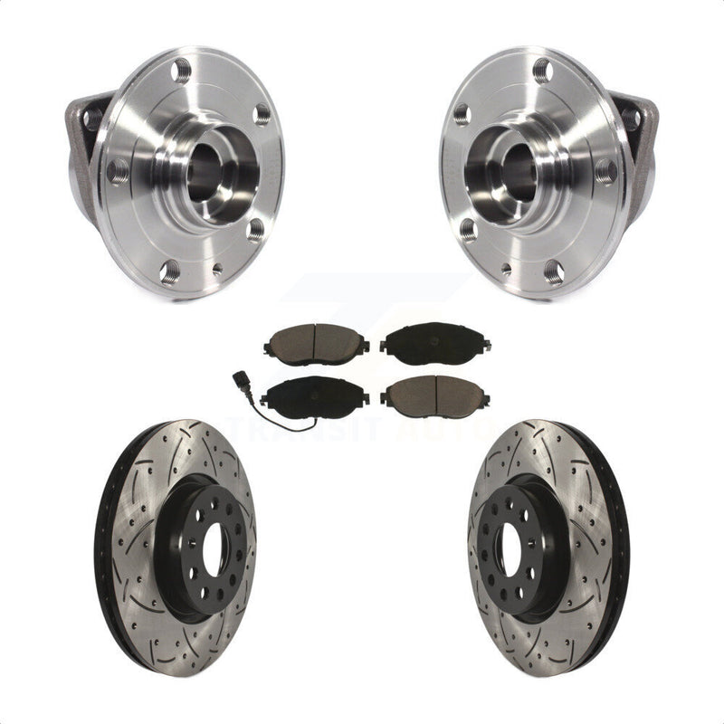 Transit Auto KBB-120272 Wheel Bearing and Hub Assembly for 2015-2019 Volkswagen Arteon, Volkswagen GTI - Front product image