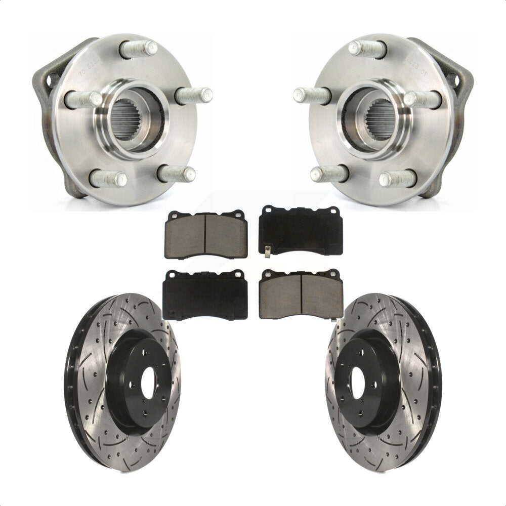 Transit Auto KBB-120273 Wheel Bearing and Hub Assembly for 2014 Subaru WRX - Front product image