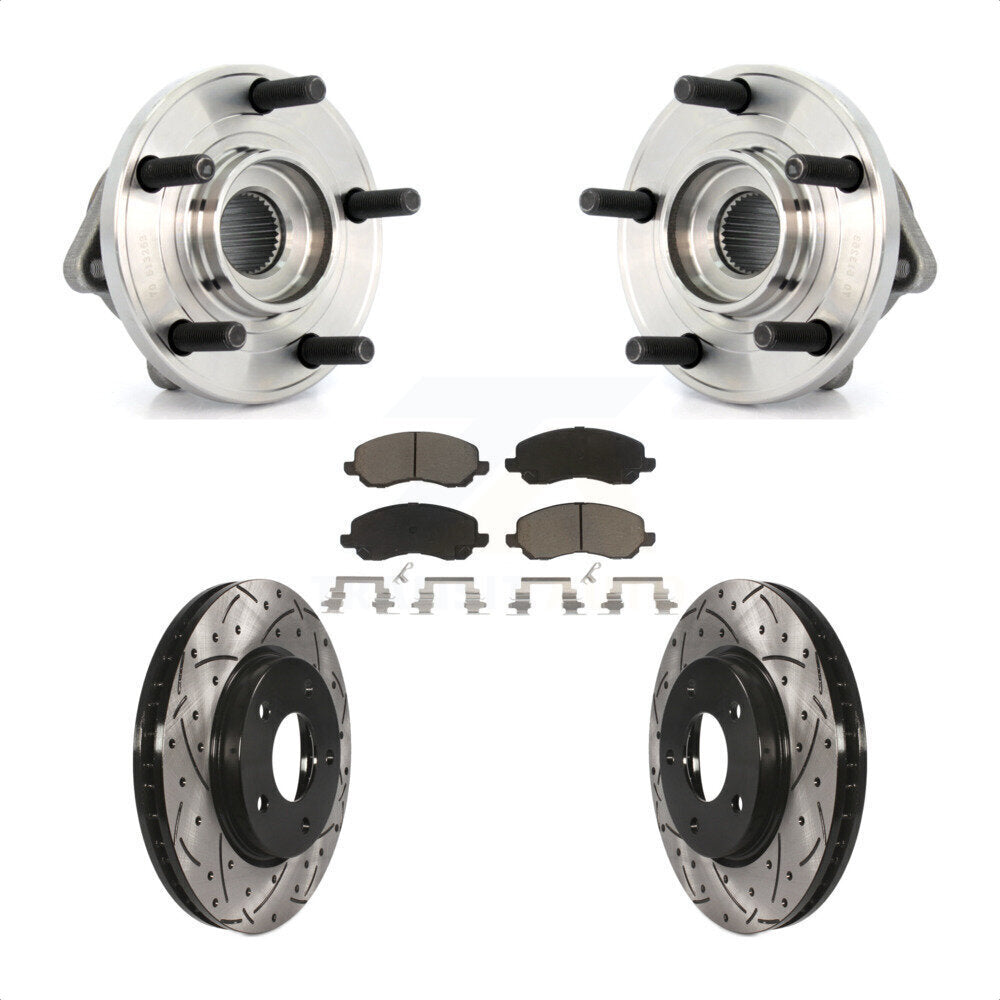 Transit Auto KBB-120274 Wheel Bearing and Hub Assembly for 2009 Dodge Caliber - Front product image