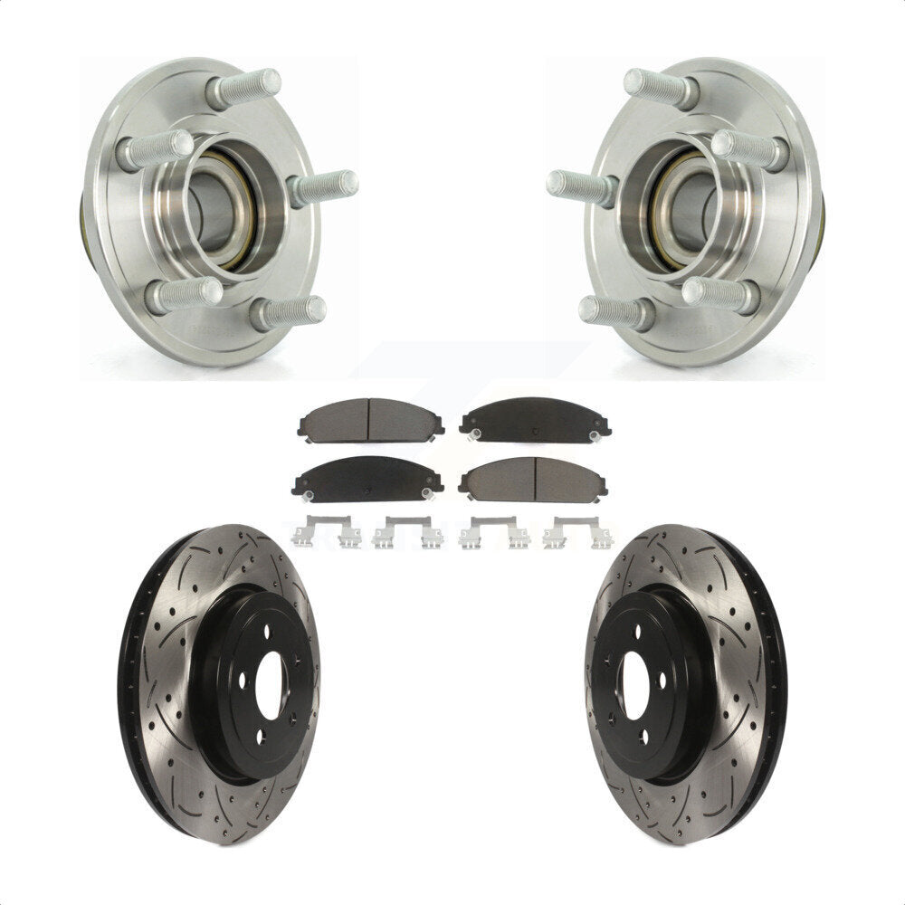 Transit Auto KBB-120282 Wheel Bearing and Hub Assembly for 2005-2014 Chrysler 300, Dodge Challenger, Dodge Charger & more - Front product image