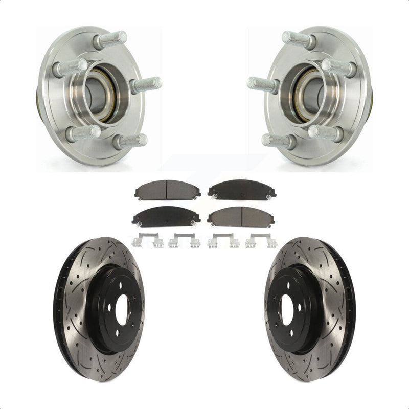 Transit Auto KBB-120282 Wheel Bearing and Hub Assembly for 2005-2014 Chrysler 300, Dodge Challenger, Dodge Charger & more - Front product image
