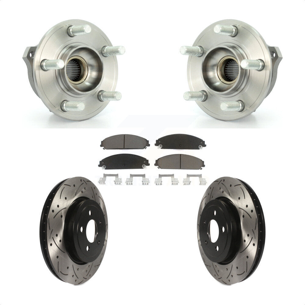 Transit Auto KBB-120283 Wheel Bearing and Hub Assembly for 2005-2023 Dodge Charger, Chrysler 300, Dodge Challenger & more - Front product image