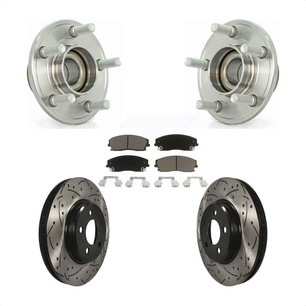 Transit Auto KBB-120284 Wheel Bearing and Hub Assembly for 2005-2014 Chrysler 300, Dodge Charger, Dodge Challenger & more - Front product image