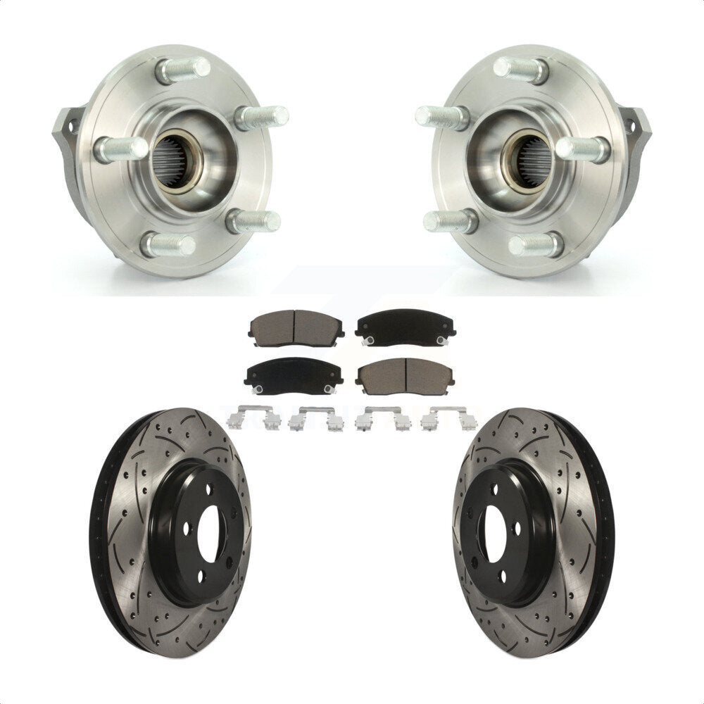 Transit Auto KBB-120285 Wheel Bearing and Hub Assembly for 2007-2023 Chrysler 300, Dodge Charger, Dodge Magnum - Front product image
