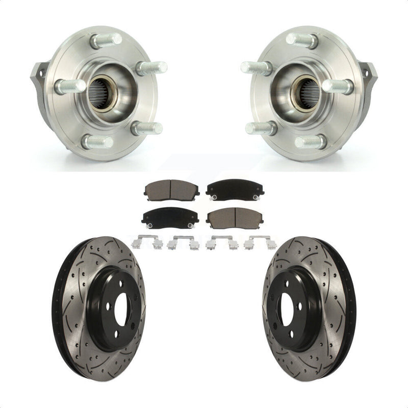 Transit Auto KBB-120285 Wheel Bearing and Hub Assembly for 2007-2023 Chrysler 300, Dodge Charger, Dodge Magnum - Front product image