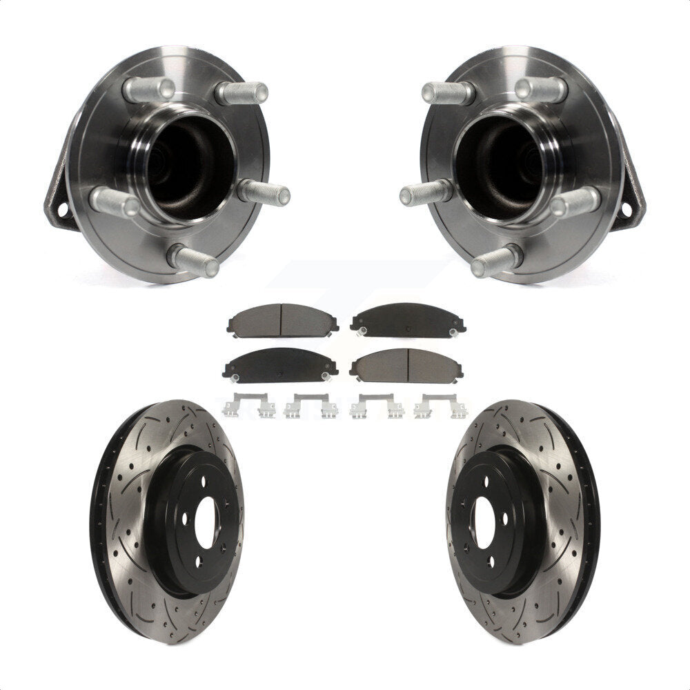 Transit Auto KBB-120286 Wheel Bearing and Hub Assembly for 2012-2023 Dodge Charger, Chrysler 300, Dodge Challenger - Front product image