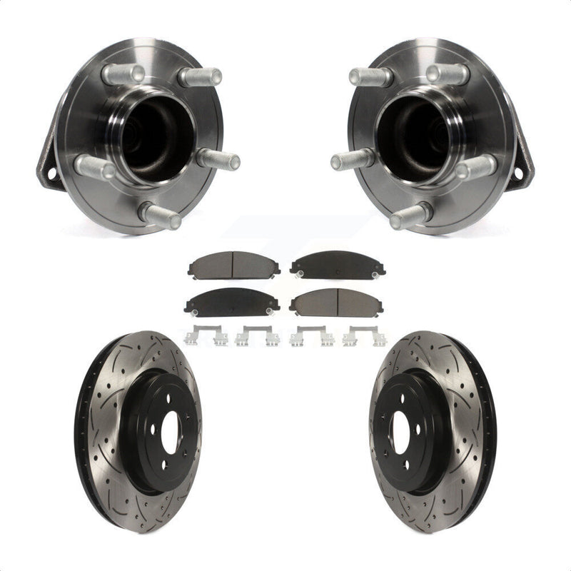 Transit Auto KBB-120286 Wheel Bearing and Hub Assembly for 2012-2023 Dodge Charger, Chrysler 300, Dodge Challenger - Front product image