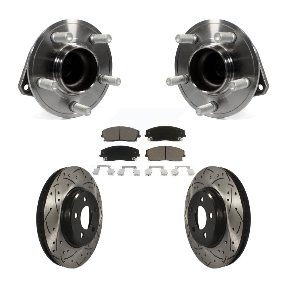 Transit Auto KBB-120287 Wheel Bearing and Hub Assembly for 2012-2023 Chrysler 300, Dodge Challenger, Dodge Charger - Front product image