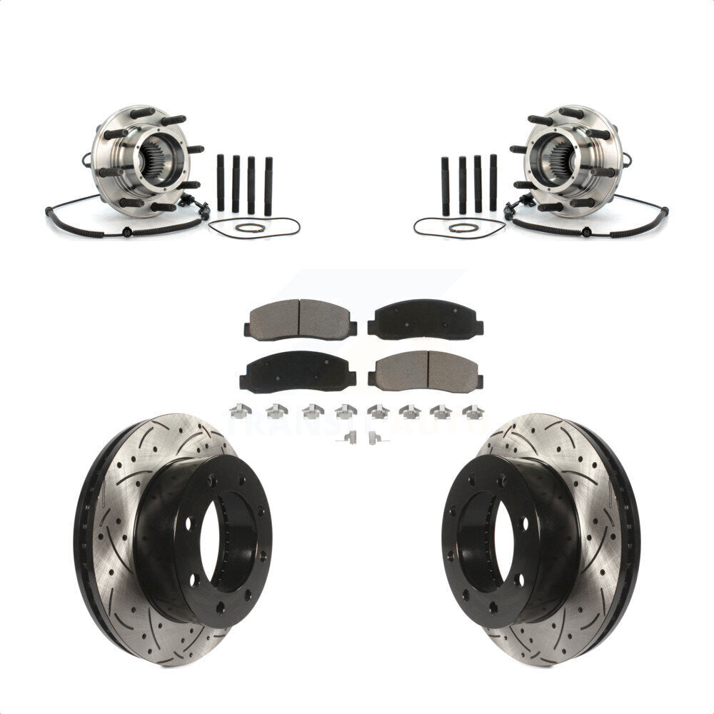 Transit Auto KBB-120292 Wheel Bearing and Hub Assembly for 2005-2009 Ford F-250 Super Duty, Ford F-350 Super Duty - Front product image