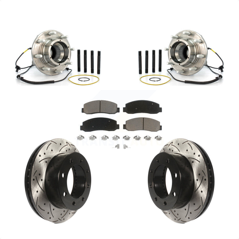 Transit Auto KBB-120293 Wheel Bearing and Hub Assembly for 2005-2009 Ford F-250 Super Duty - Front product image