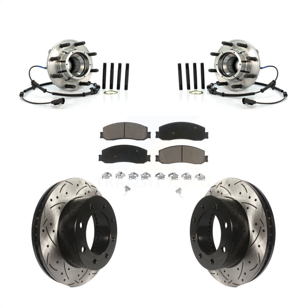 Transit Auto KBB-120295 Wheel Bearing and Hub Assembly for 2012 Ford F-250 Super Duty, Ford F-350 Super Duty - Front product image