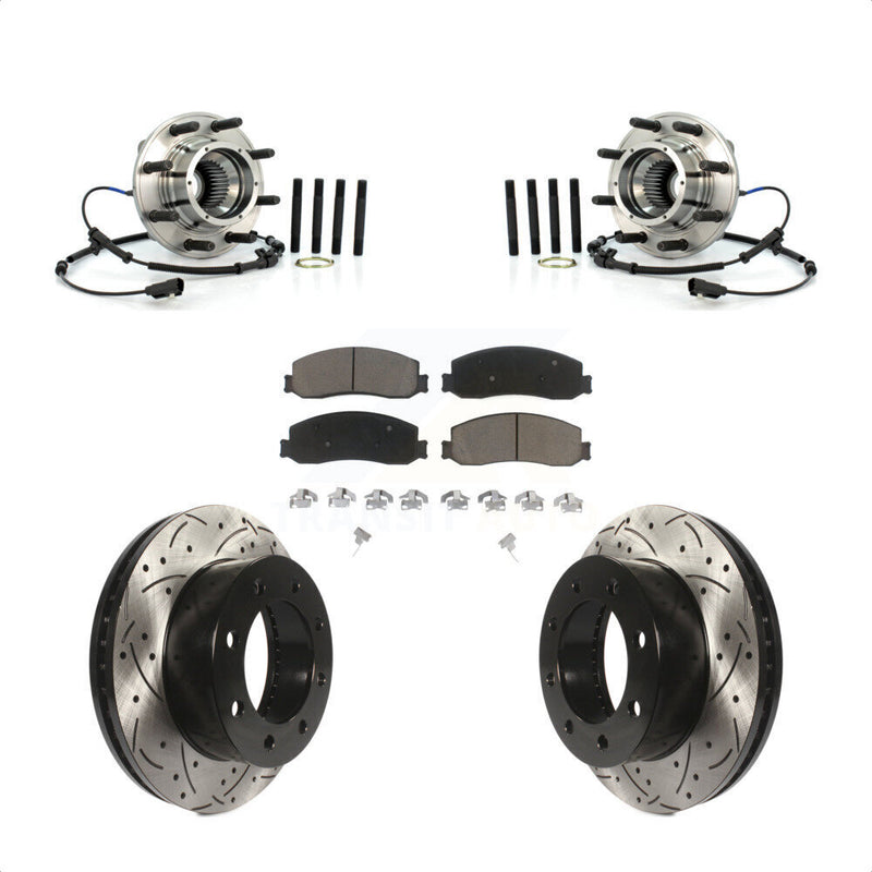 Transit Auto KBB-120295 Wheel Bearing and Hub Assembly for 2012 Ford F-250 Super Duty, Ford F-350 Super Duty - Front product image