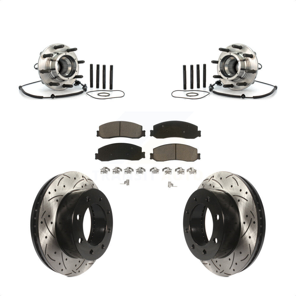 Transit Auto KBB-120297 Wheel Bearing and Hub Assembly for 2008-2010 Ford F-350 Super Duty - Front product image