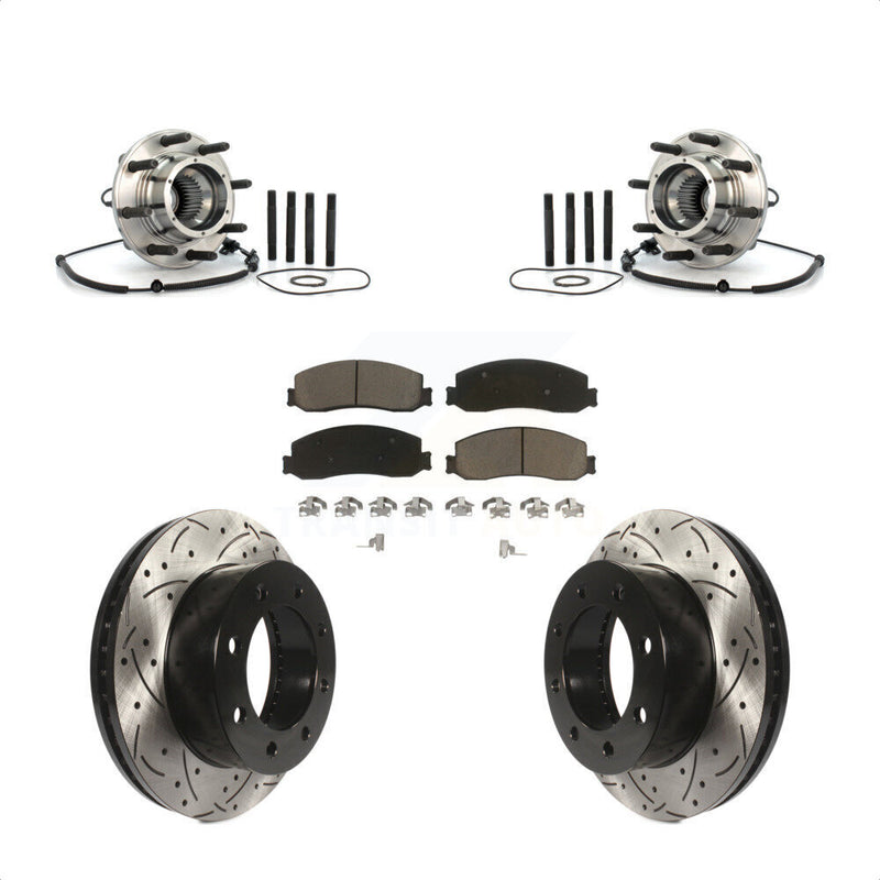 Transit Auto KBB-120297 Wheel Bearing and Hub Assembly for 2008-2010 Ford F-350 Super Duty - Front product image
