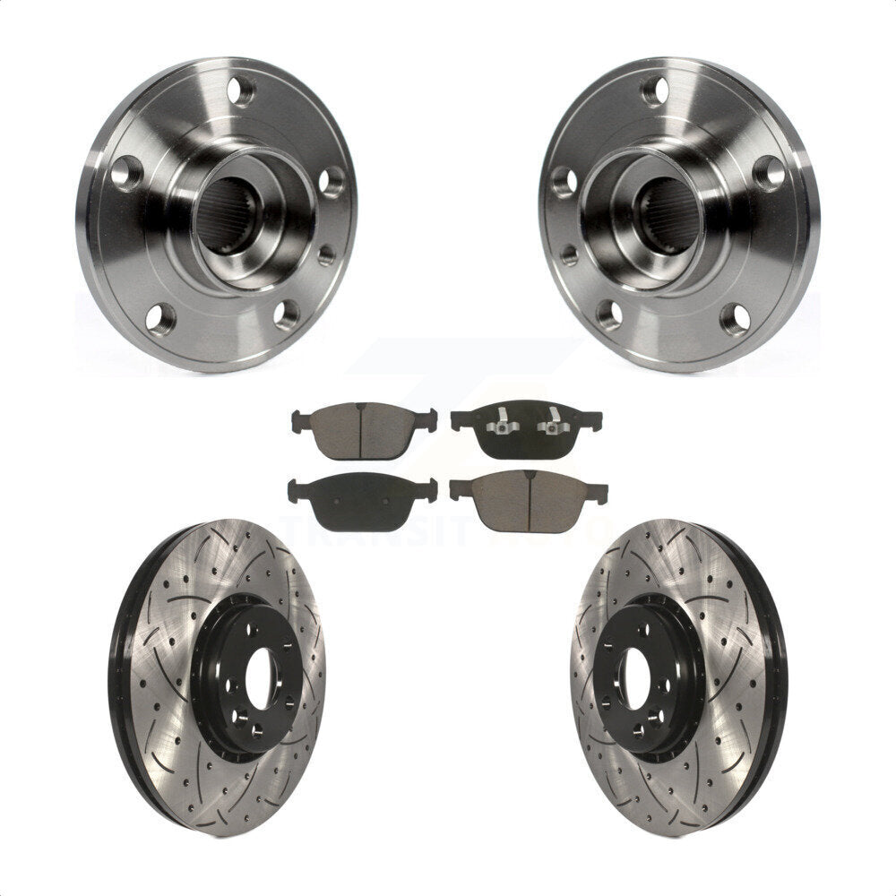 Transit Auto KBB-120301 Wheel Bearing and Hub Assembly for 2010-2015 Volvo XC60 - Front product image
